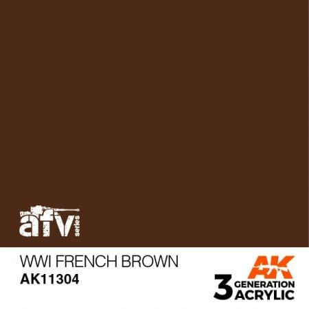 AK-11304 WWI FRENCH BROWN 17 ML