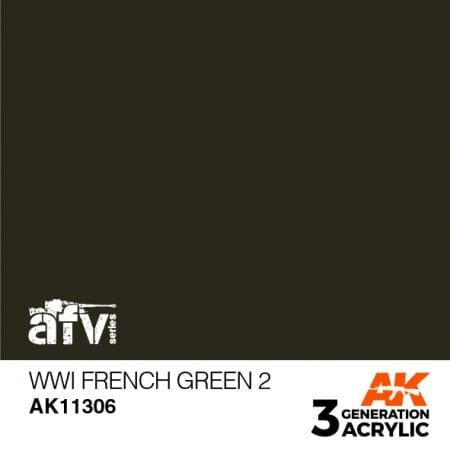 AK-11306 WWI FRENCH GREEN 2 17 ML