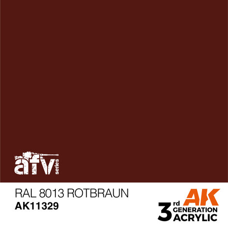 AK-11329 RAL 8013 ROTBRAUN 17 ML