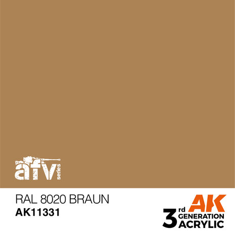 AK-11331 RAL 8020 BRAUN 17 ML