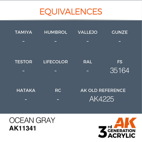 AK-11341 OCEAN GRAY (FS35164) 17 ML