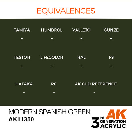 AK-11350 MODERN SPANISH GREEN 17 ML