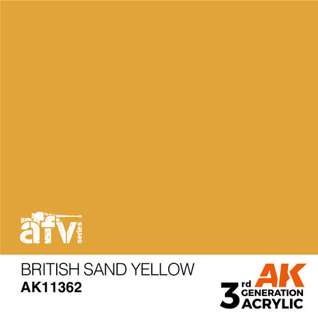 AK-11362 BRITISH SAND YELLOW 17 ML