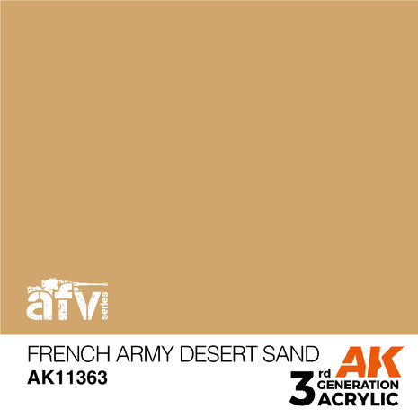 AK-11363 FRENCH ARMY DESERT SAND 17 ML