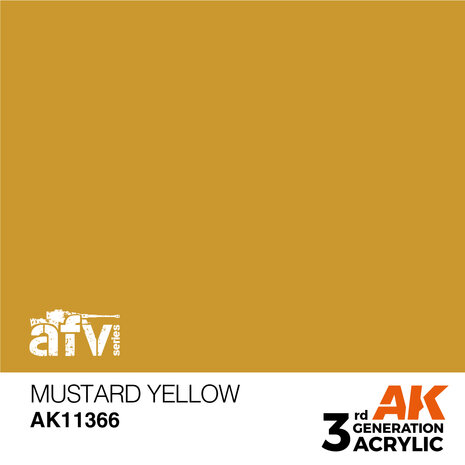 AK-11366 MUSTARD YELLOW 17 ML