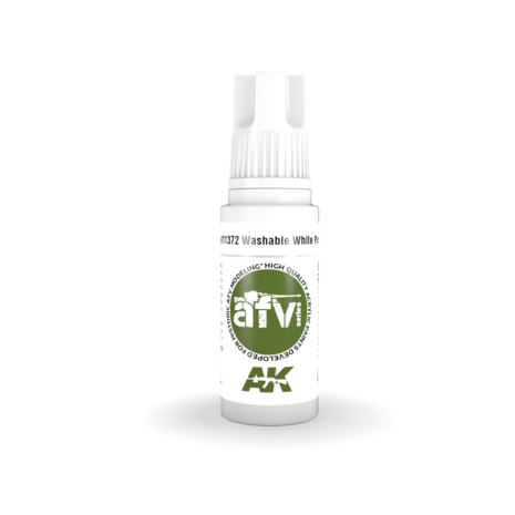 AK-11372 WASHABLE WHITE PAINT 17 ML