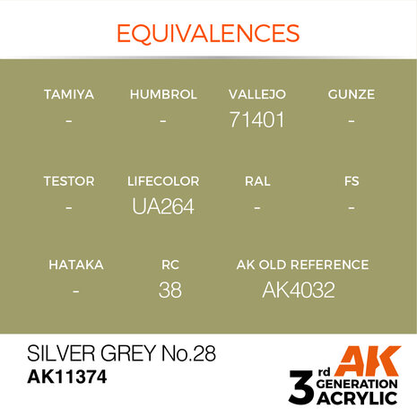 AK-11374 SILVER GREY NO.28 17 ML