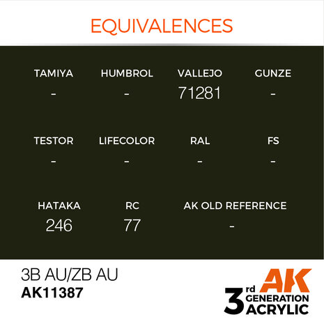 AK-11387 3B AU/ZB AU 17 ML