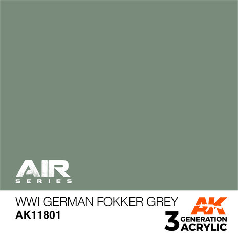AK-11801 WWI GERMAN FOKKER GREY 17 ML