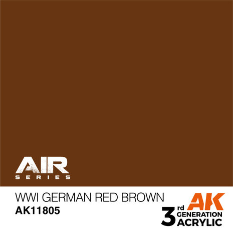 AK-11805 WWI GERMAN RED BROWN 17 ML