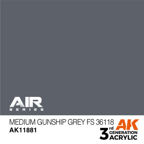 AK-11881 MEDIUM GUNSHIP GREY FS 36118 17 ML