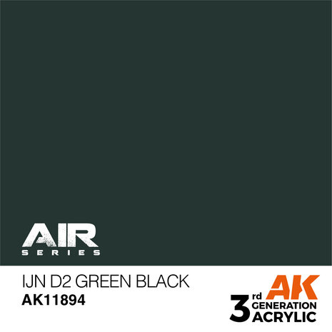 AK-11894 IJN D2 GREEN BLACK 17 ML