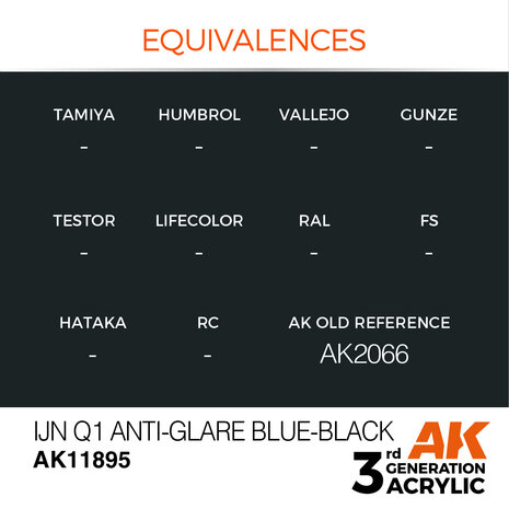 AK-11895 Q1 ANTI-GLARE BLUE-BLACK 17 ML