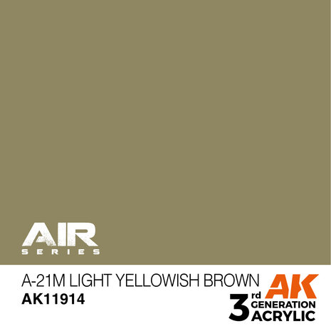 AK-11914 A-21M LIGHT YELLOWISH BROWN 17 ML