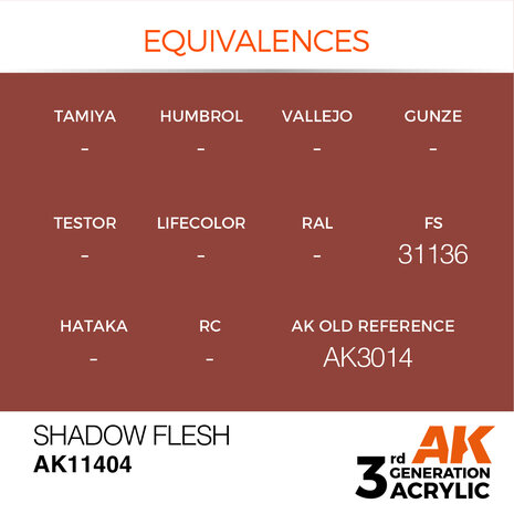 AK-11404 SHADOW FLESH 17 ML