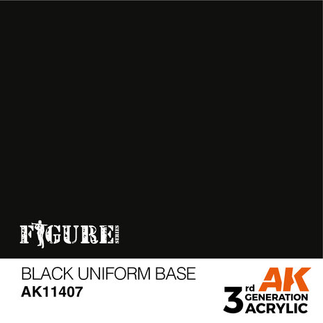 AK-11407 BLACK UNIFORM BASE 17 ML