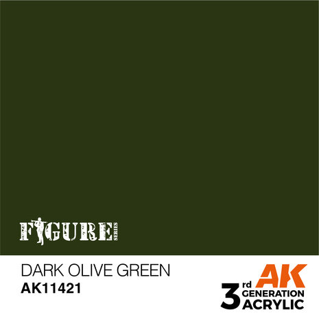 AK-11421 DARK OLIVE GREEN 17 ML