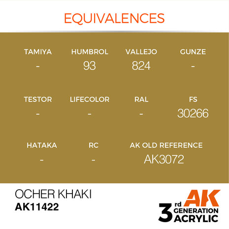 AK-11422 OCHER KHAKI 17 ML