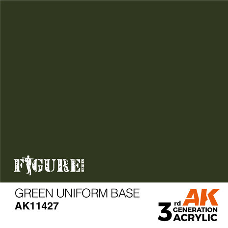 AK-11427 GREEN UNIFORM BASE 17 ML