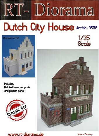 RT-DIORAMA 35176 DUTCH CITY HOUSE 1/35