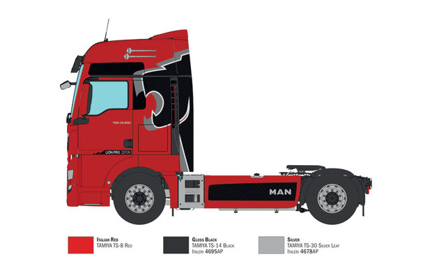 ITALERI 3959 MAN TGX 18.500 XXL 1/24