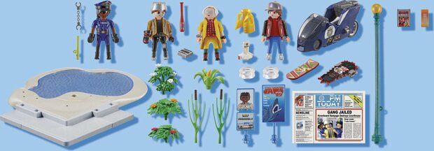 PLAYMOBIL 70634 BACK TO THE FUTURE DEEL II HOVERBOARD ACHTERVOLGING