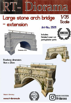 RT-DIORAMA 35011 LARGE STONE ARCH BRIDGE-EXTENSION 1/35