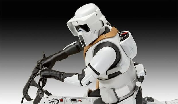 REVELL 06786 STAR WARS THE MANDALORIAN SPEEDER BIKE 1/12