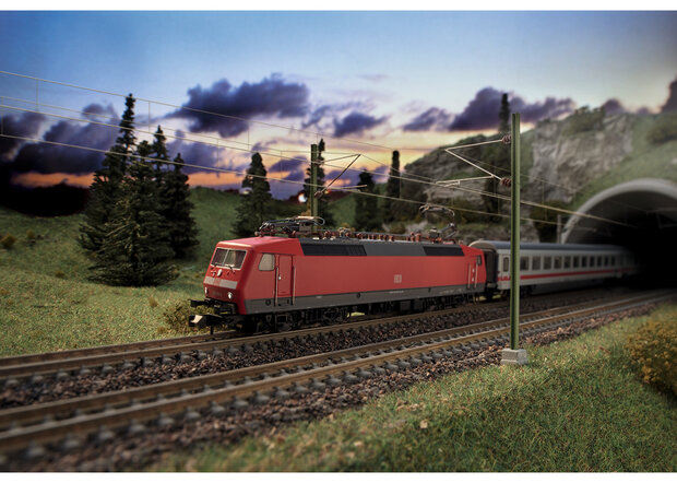 MINITRIX 11150 STARTSET "INTERCITY"MET BR 120 N 