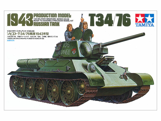 TAMIYA 35059 RUSSIAN TANK T34/76 1/35