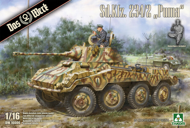 DAS WERK DW 16006 Sd.Kfz. 234/2 "PUMA" 1/16