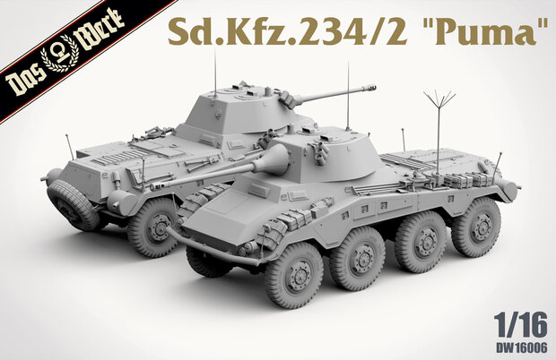 DAS WERK DW 16006 Sd.Kfz. 234/2 "PUMA" 1/16