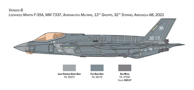 ITALERI 1464 F-35 LIGHTNING 2 BEAST MODE 1/72