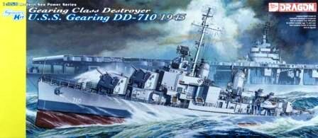 DRAGON 1029 GEARING CLASS DESTROYER U.S.S. GEARING DD-710 1945 1/350