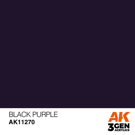 AK-11270 COLOR PUNCH BLACK PURPLE 17ML