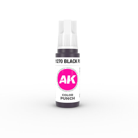 AK-11270 COLOR PUNCH BLACK PURPLE 17ML