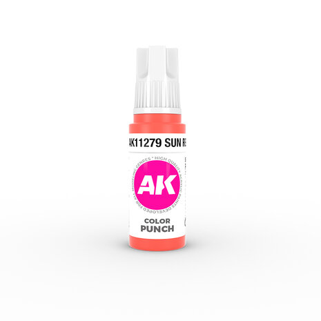 AK-11279 COLOR PUNCH SUN RED 17ML