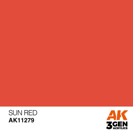 AK-11279 COLOR PUNCH SUN RED 17ML