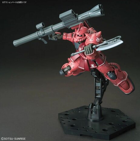 BANDAI 5057656 HG MS-06S ZAKU II (RED COMET VER.) PRICIPALITY OF ZEON CHAR AZNABLE'S MOBILE SUIT 1/144