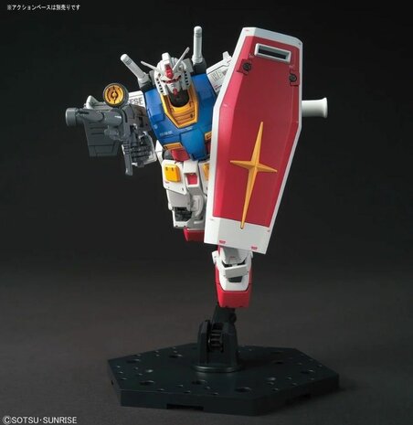 BANDAI 5058929 HG RX-78-02 GUNDAM E.F.F. PROTOTYPE MOBILE SUIT 1/144