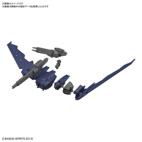 BANDAI 5058867 30MM ALTO (FLIGHT TYPE)(NAVY) eEXM-17 1/144