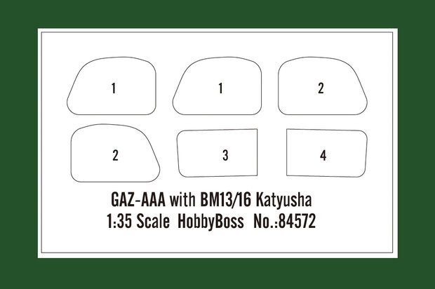 HOBBYBOSS 84572 GAZ-AAA WITH BM13/16 KATYUSHA 1/35
