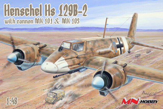 MN-HOBBY 48MN002 HENSCHEL HS 129B-2 1/48