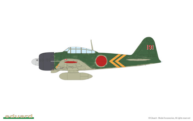 EDUARD 82214 A6M3 ZERO TYPE 22 1/48