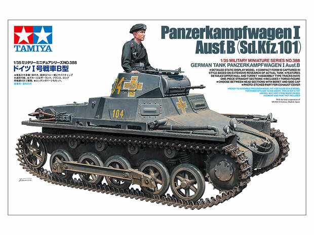 TAMIYA 35388 PANZERKAMPFWAGEN I AUSF.B (SD.KFZ.101) 1/35