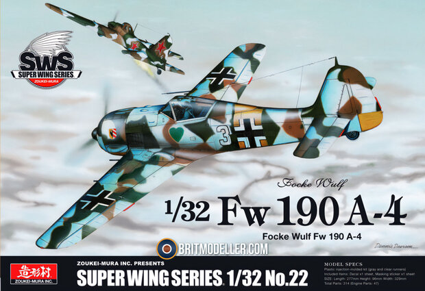 ZOUKEI-MURA SWS NO.22 FOCKE-WULF FW 190 A-4 1/32