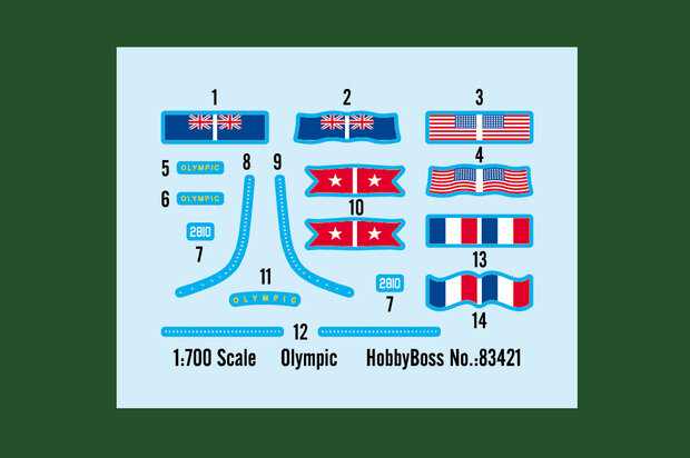 HOBBY BOSS 83421 OLYMPIC 1/700