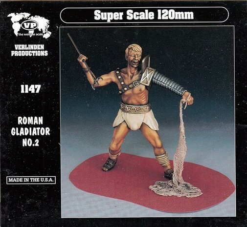 VERLINDEN PRODUCTIONS 1147 ROMAN GLADIATOR NO.2 120MM
