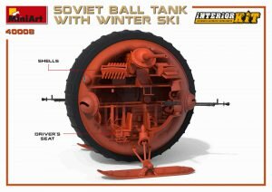 MINIART 40008 SOVIET BALL TANK WITH WINTER SKI 1/35