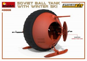 MINIART 40008 SOVIET BALL TANK WITH WINTER SKI 1/35